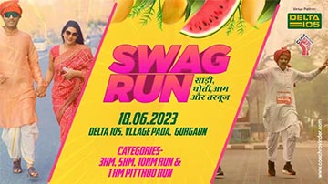 Swag Run 2023, Coach Ravinder Gurugram