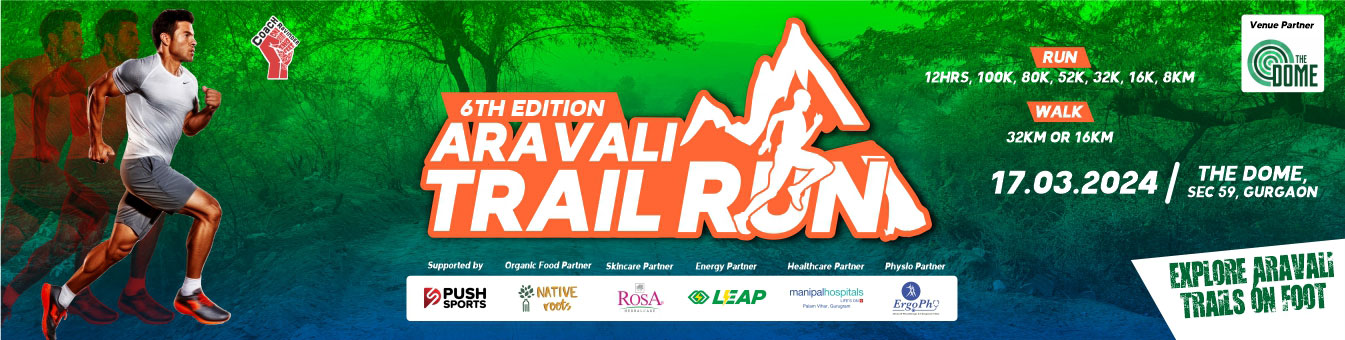 Aravali Trail Run, Coach Ravinder Gurugram