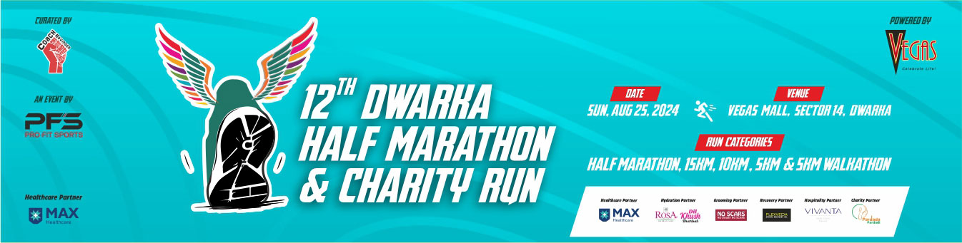 Dwarka Half Marathon & Charity Run 2024, Coach Ravinder Gurugram