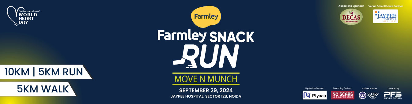 Farmley Snack Run, Coach Ravinder Gurugram