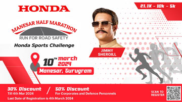 Honda Manesar Half Marathon, Coach Ravinder Gurugram