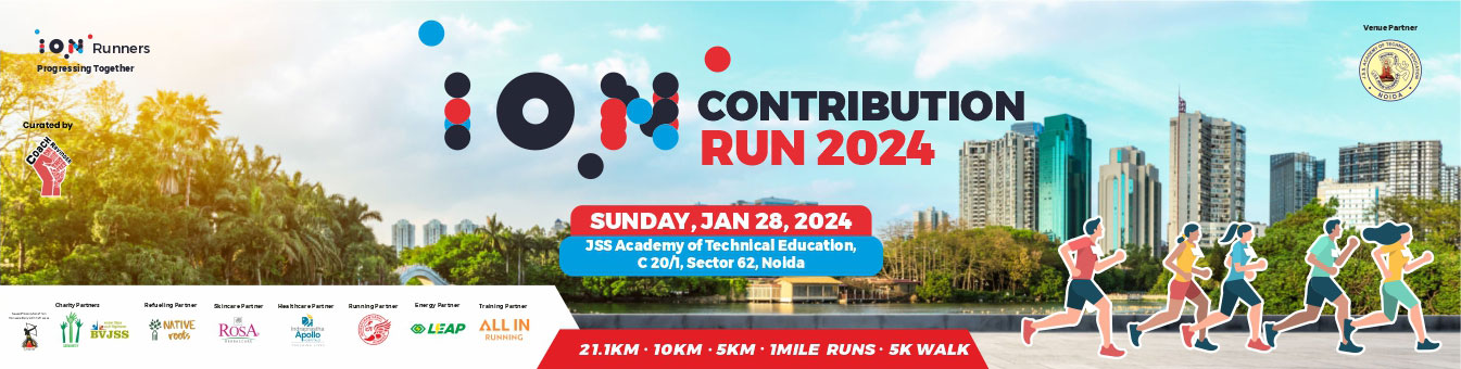 ION Contribution Run 2024, Coach Ravinder Gurugram
