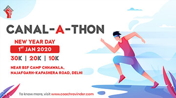 Canal-A-Thon 2020, Coach Ravinder Gurugram